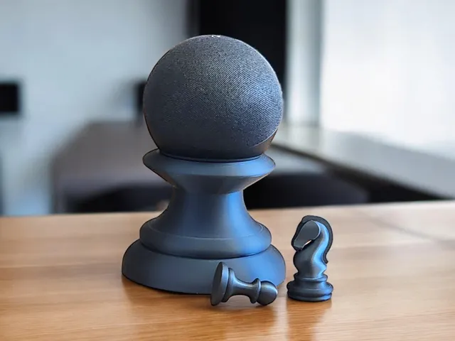 Echo Dot Chess Pawn Stand