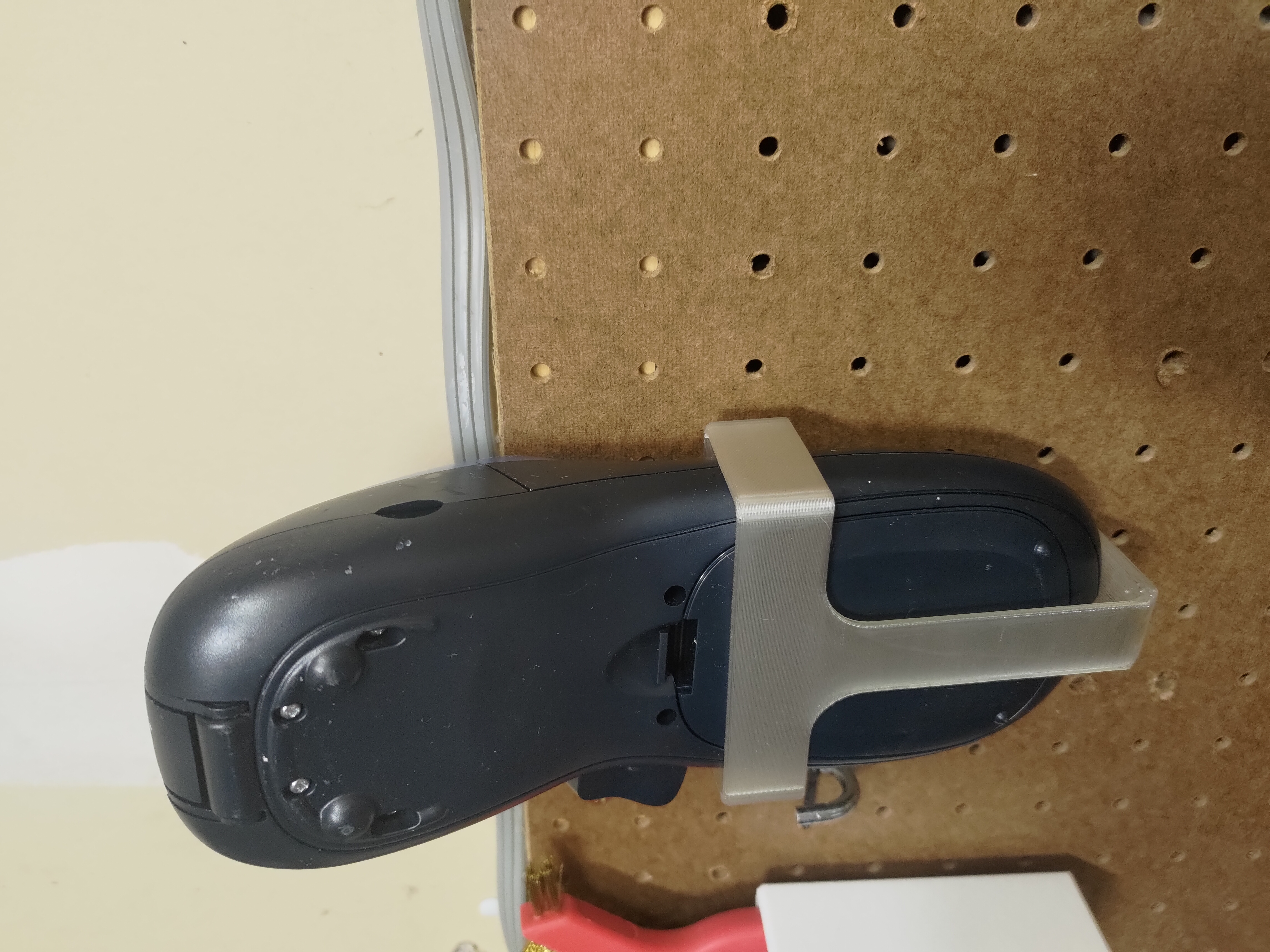Dymo LetraTag holder for Sy's Peglock 3D model thumbnail