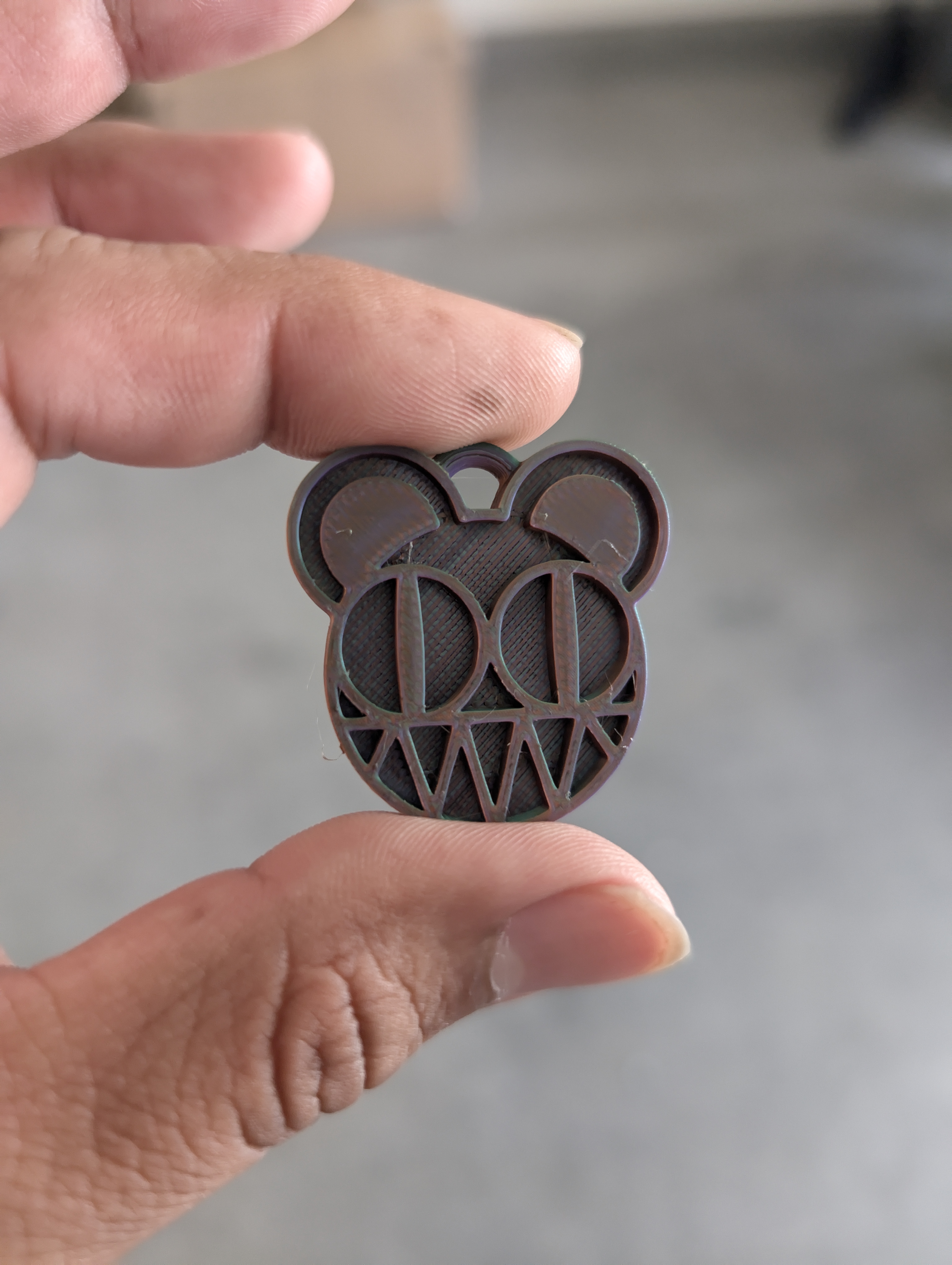 Radiohead Bear Keychain