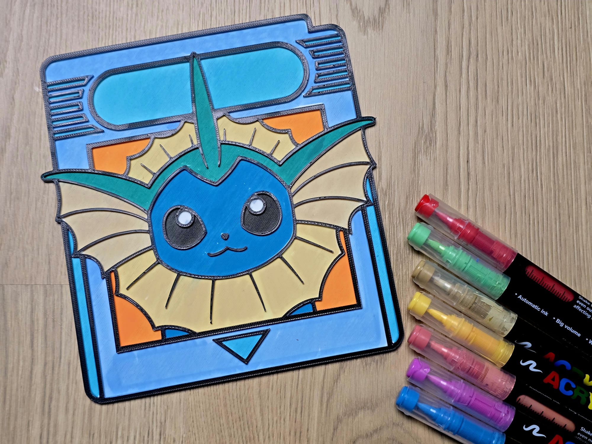 Vaporeon Gamecard Pokemon Coloring
