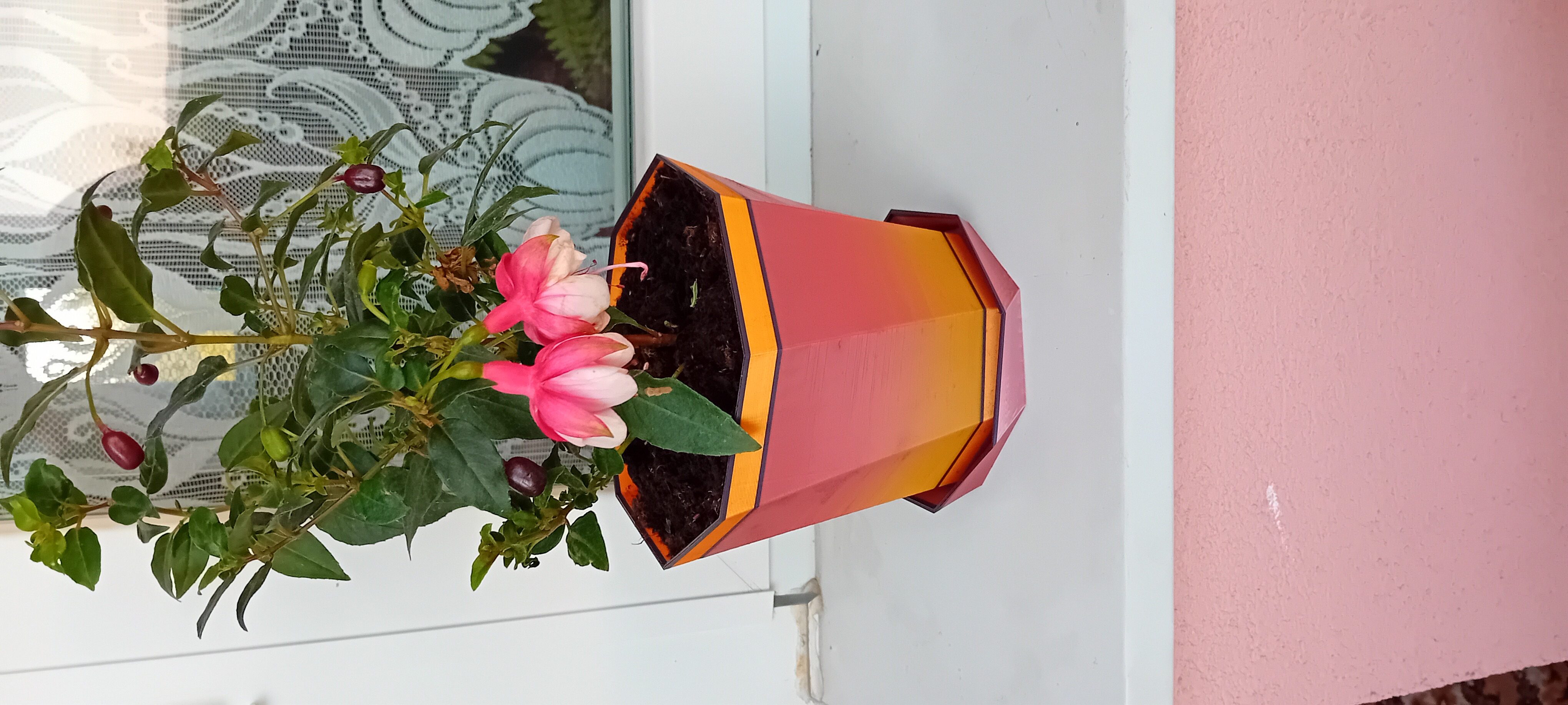 Set květináč a miska - Set of flower pot and bowl
