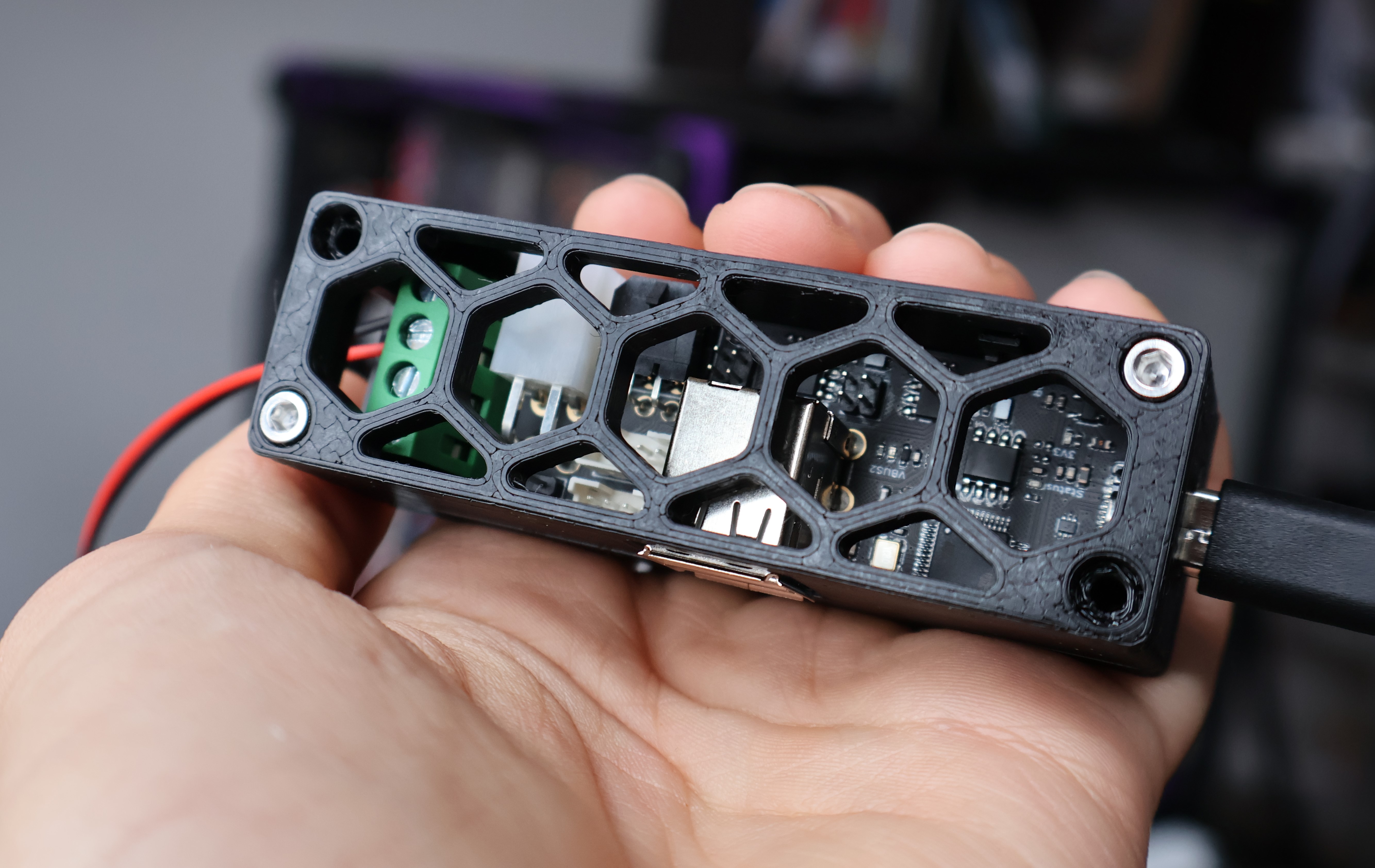 BTT CanBus U2C board Case DIN Rail Mount
