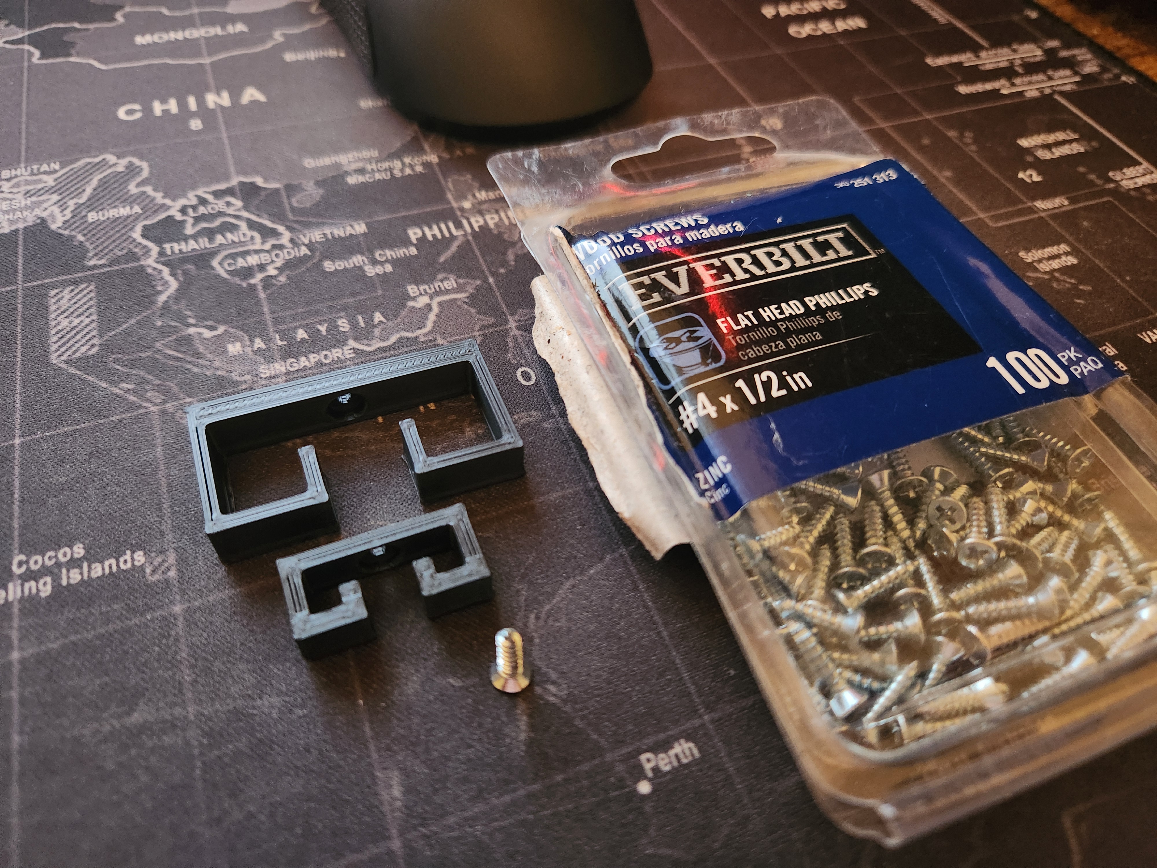Simple Under Desk Cable Guides