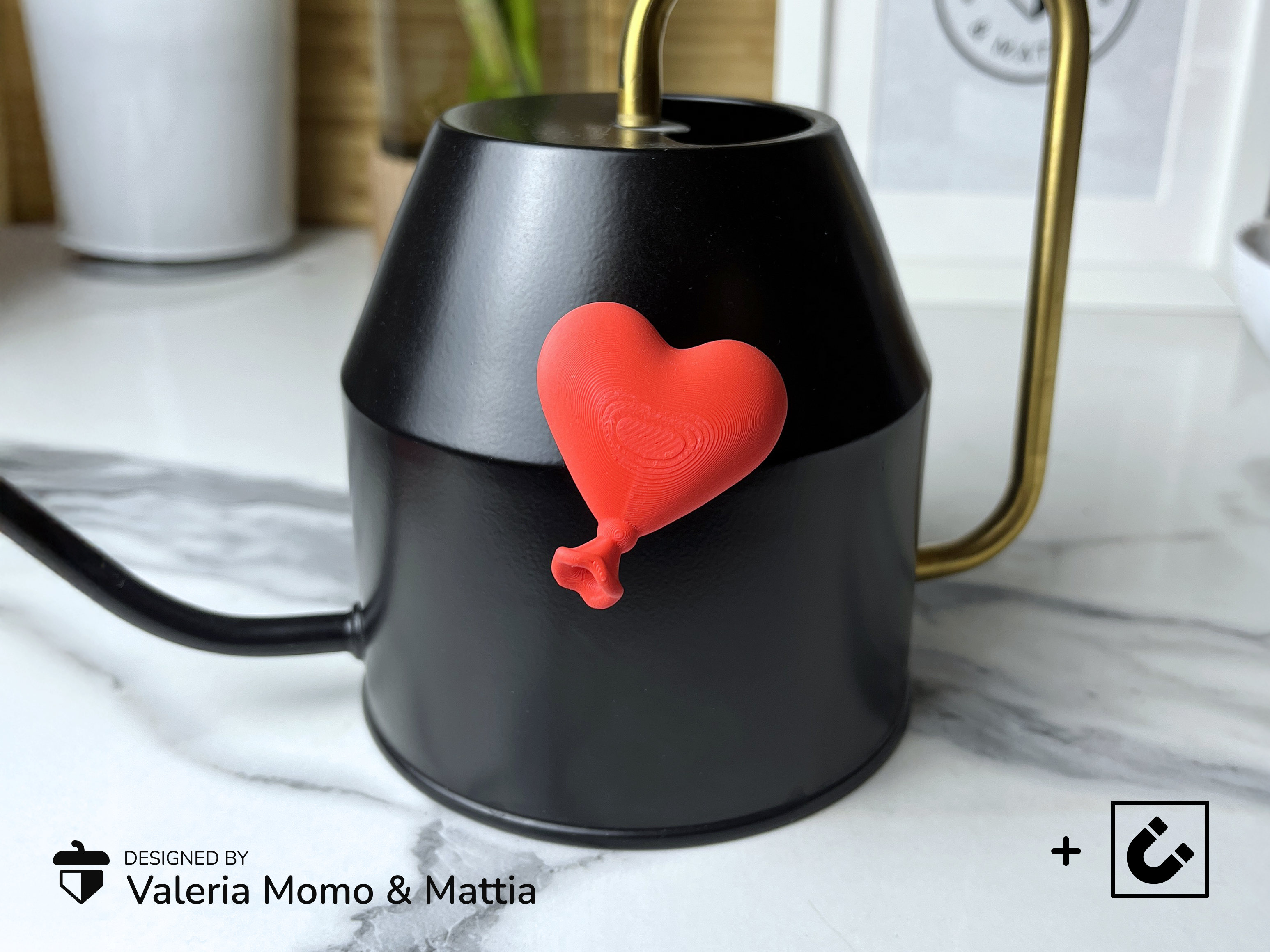 Heart Luftballon Magnet – San Valentine’s Love Gift