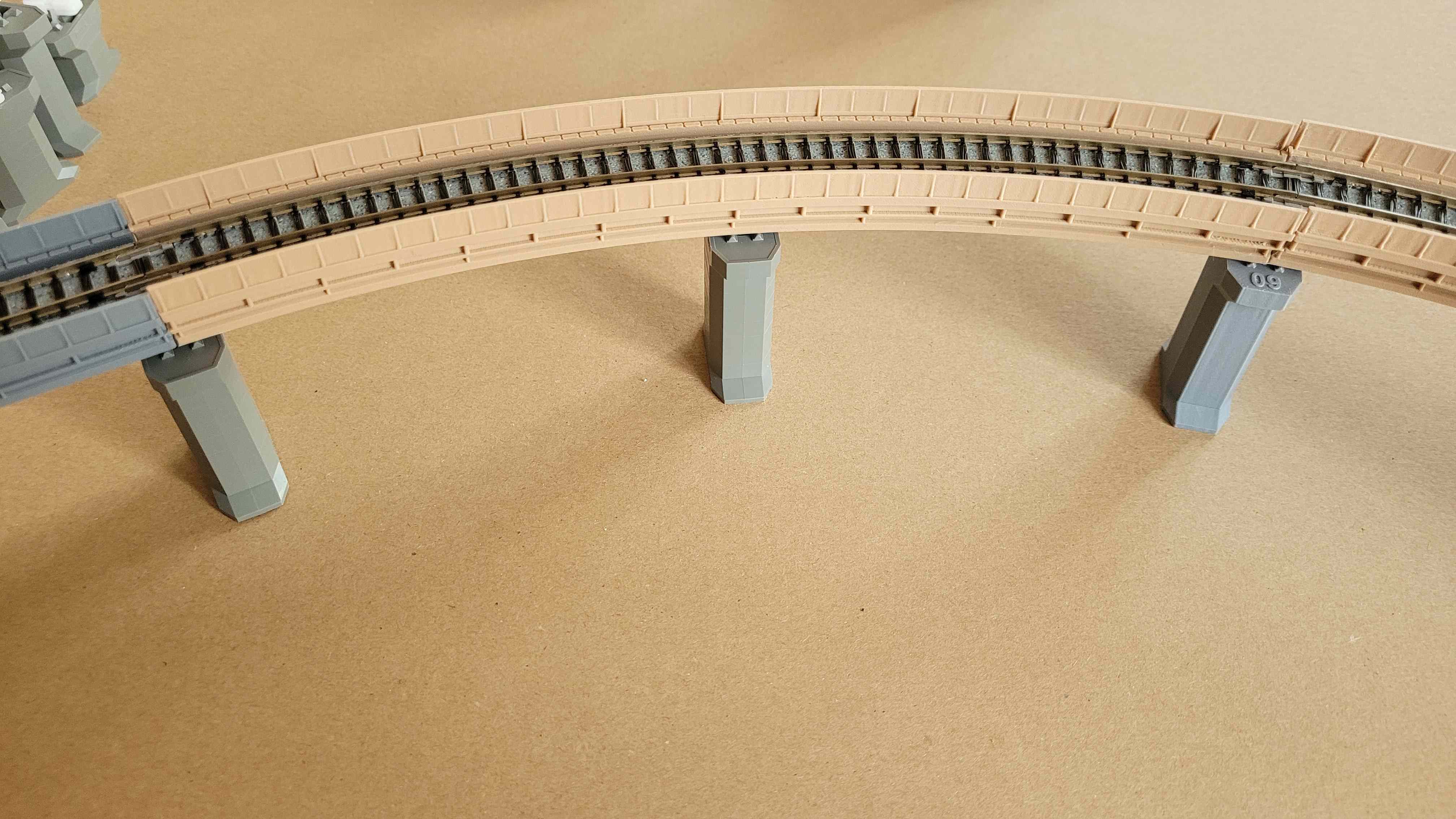 DIY-viaduct for KATO’s Unitrack, n-scale