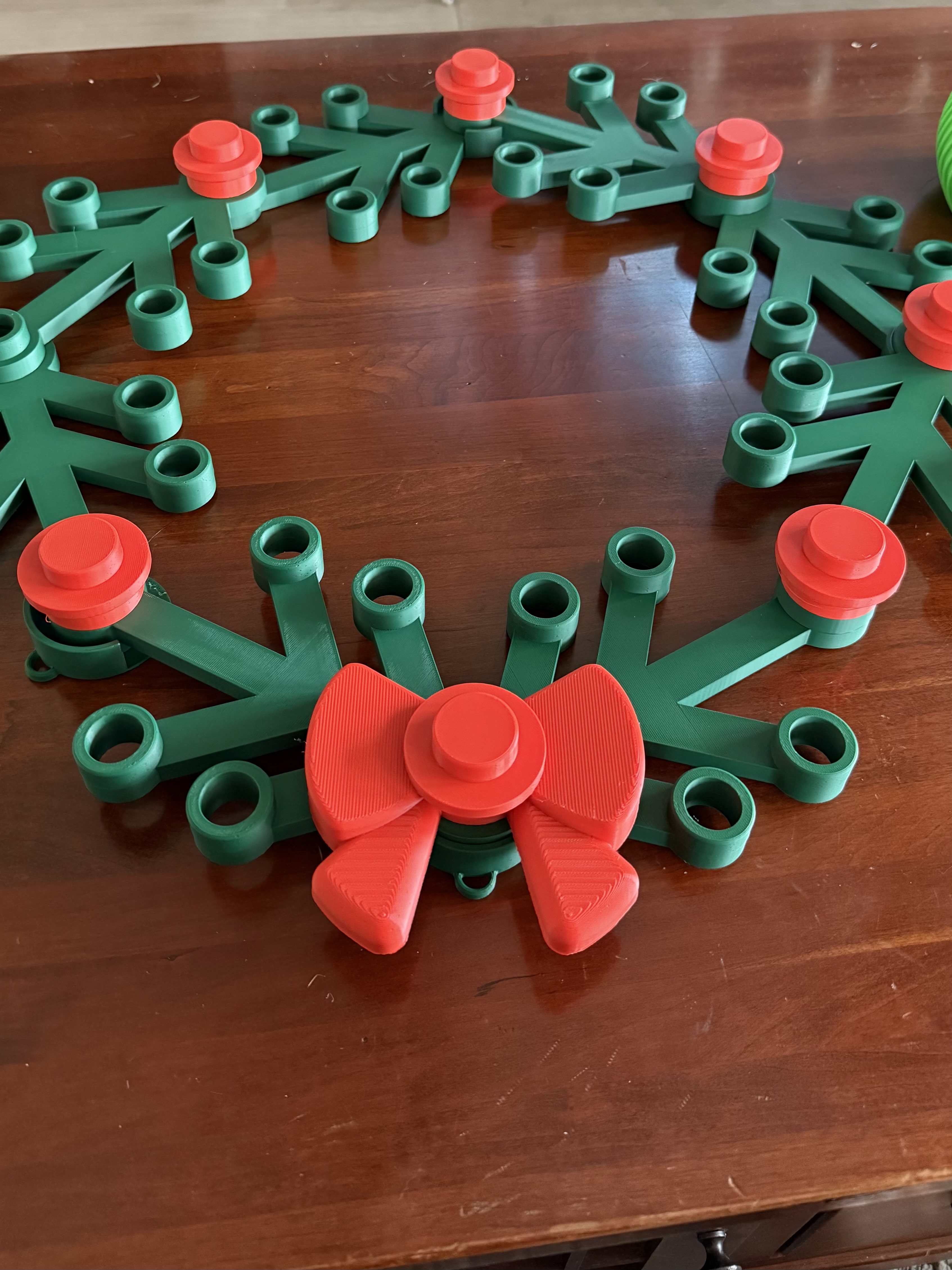 Brick Wreath Bow (with Twist Lock)