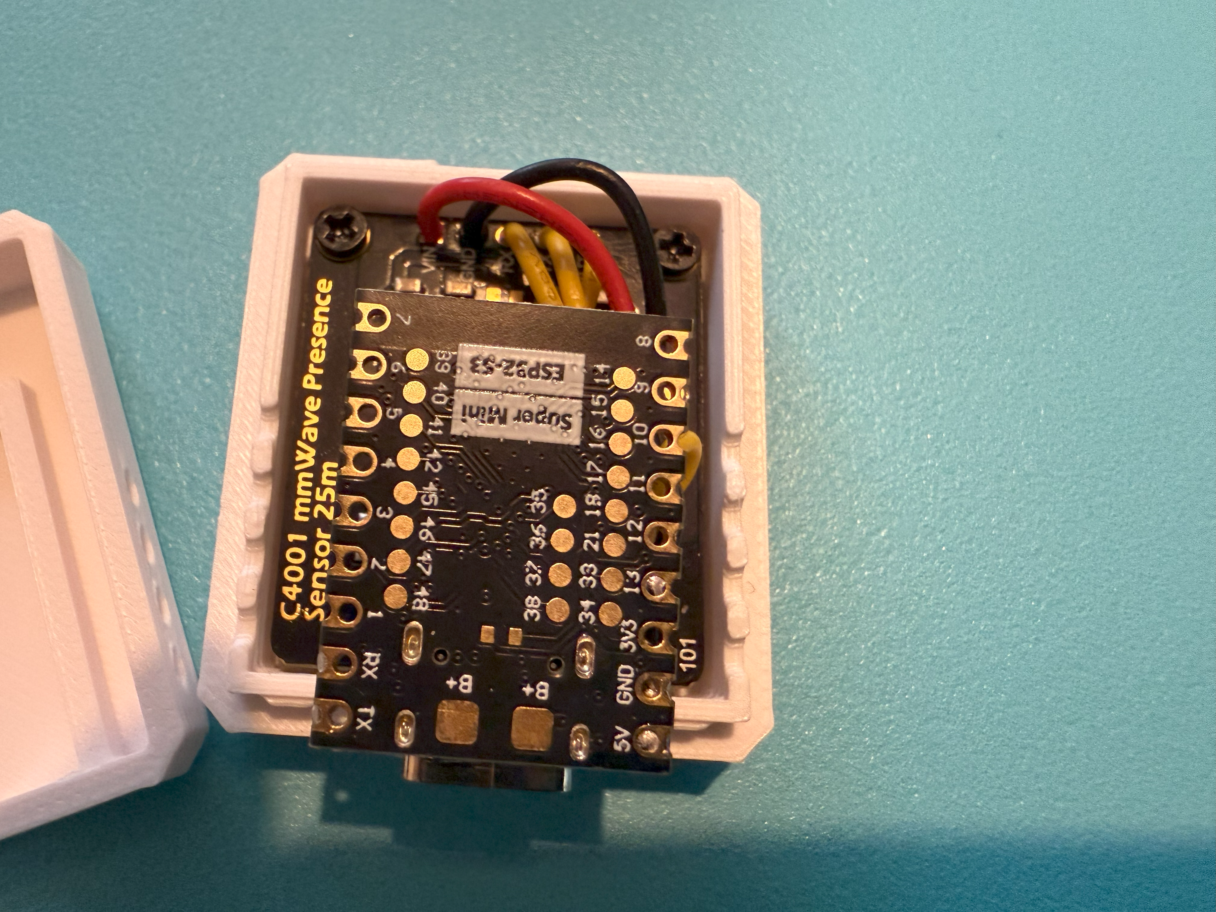 ESP32-S3 SuperMini C4001(SEN0609) mmWave Enclosure