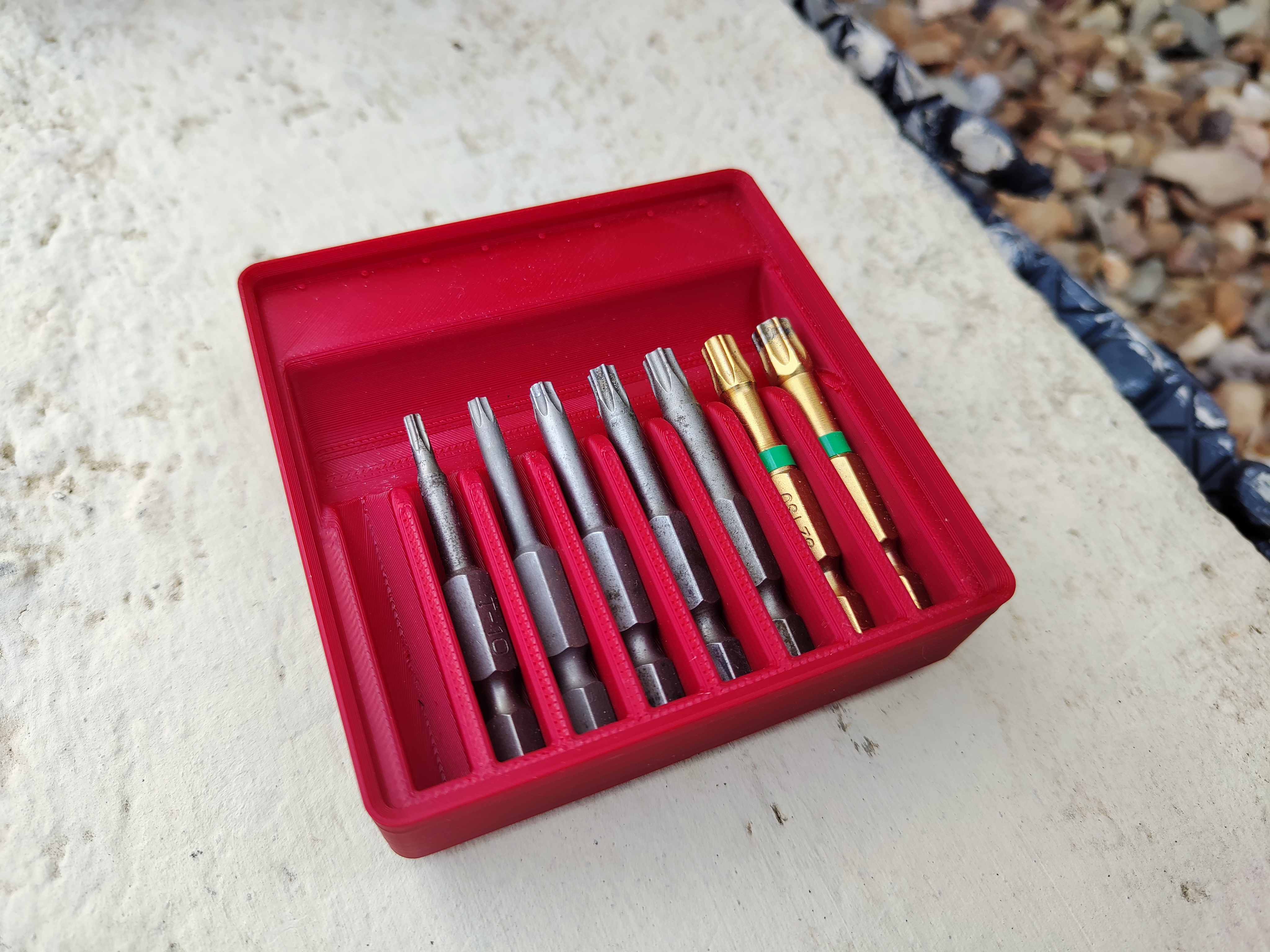 Gridfinity Bit Holder 8x 50mm(2'')