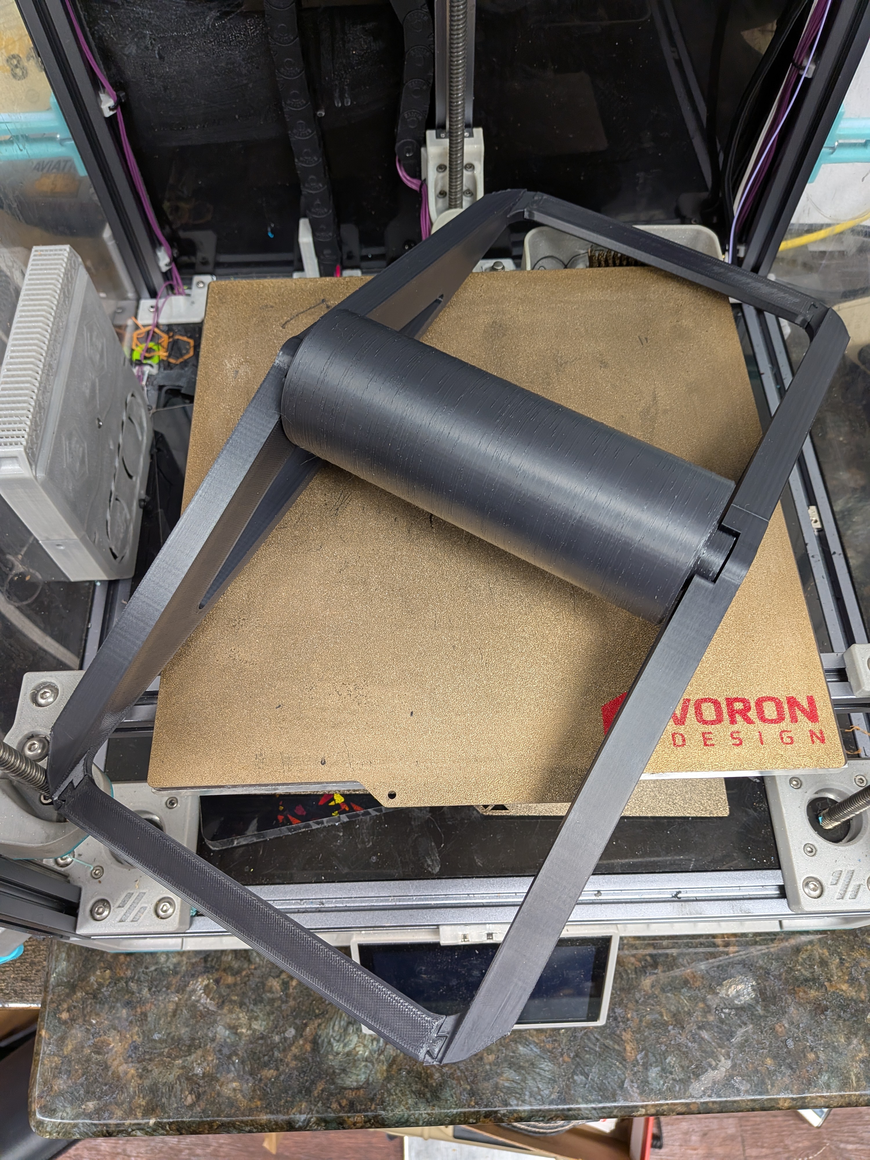Sunlu E2 2 & 3 KG spool holder and roller system - 100% Printable - No fasteners