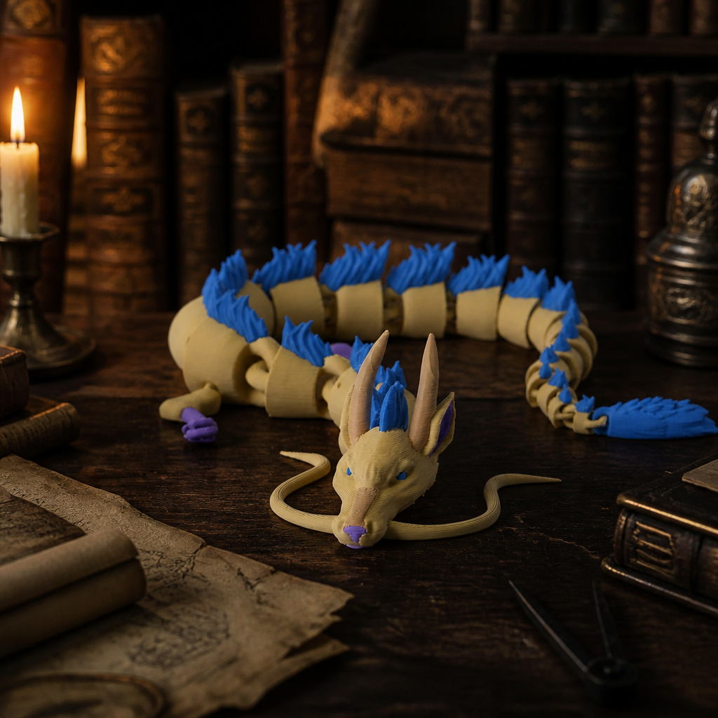 Haku Flexi Dragon Spirited Away Articulated Collectible