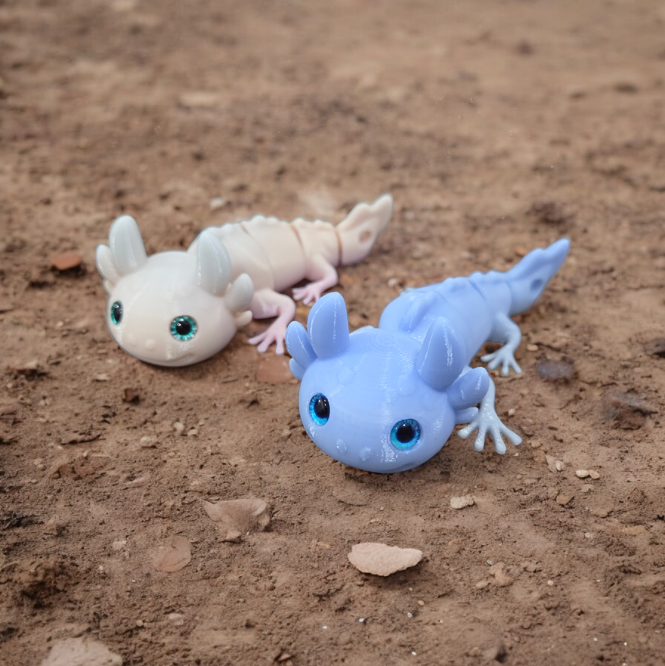 Articulated Hybrid Axolotl - 6mm glass eye compatible