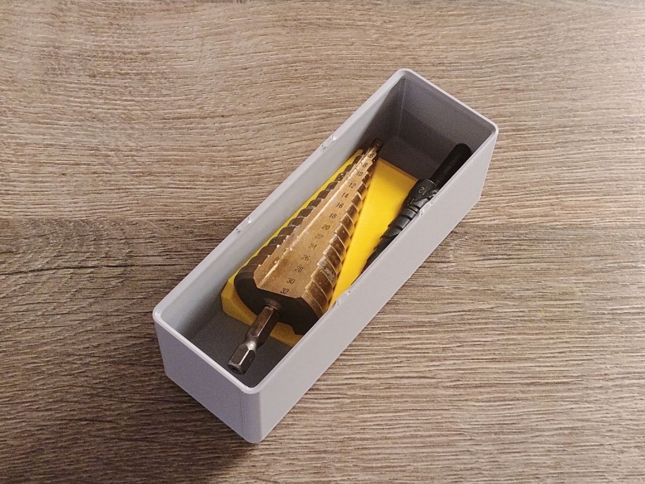 Gridfinity Stepdrill Tray Insert