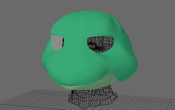 Fursuit- or puppet-head base - version 69 - toon turtle