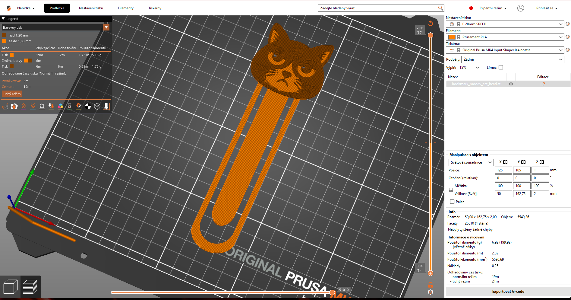 Moody cat: bookmark, wallhook