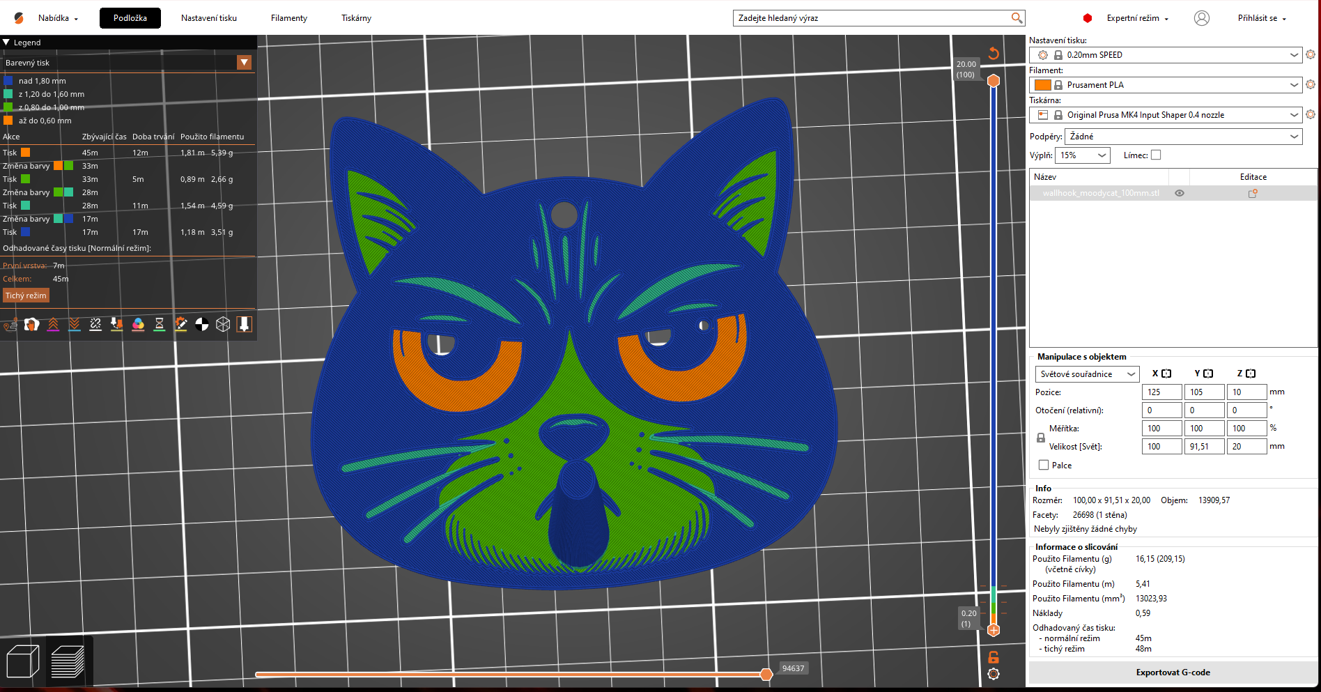 Moody cat: bookmark, wallhook — thumbnail 2