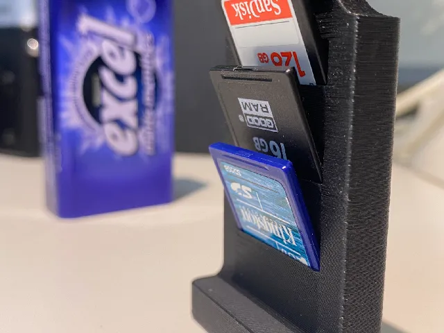 Excel mint tin SD Card Holder