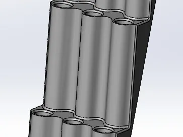 Tubular Dart Display Holder - Wall Mount