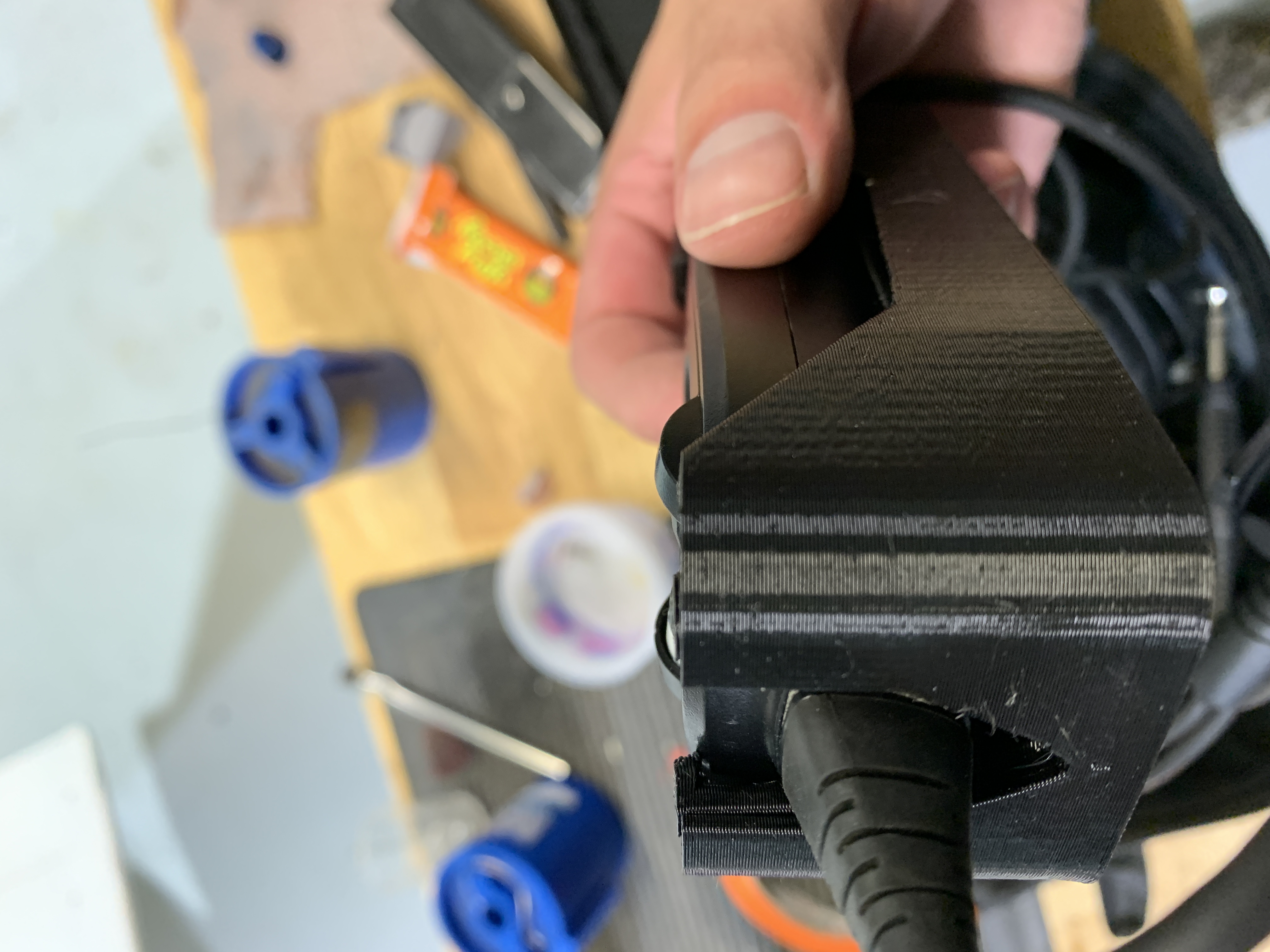Bose aviation headset remote holder