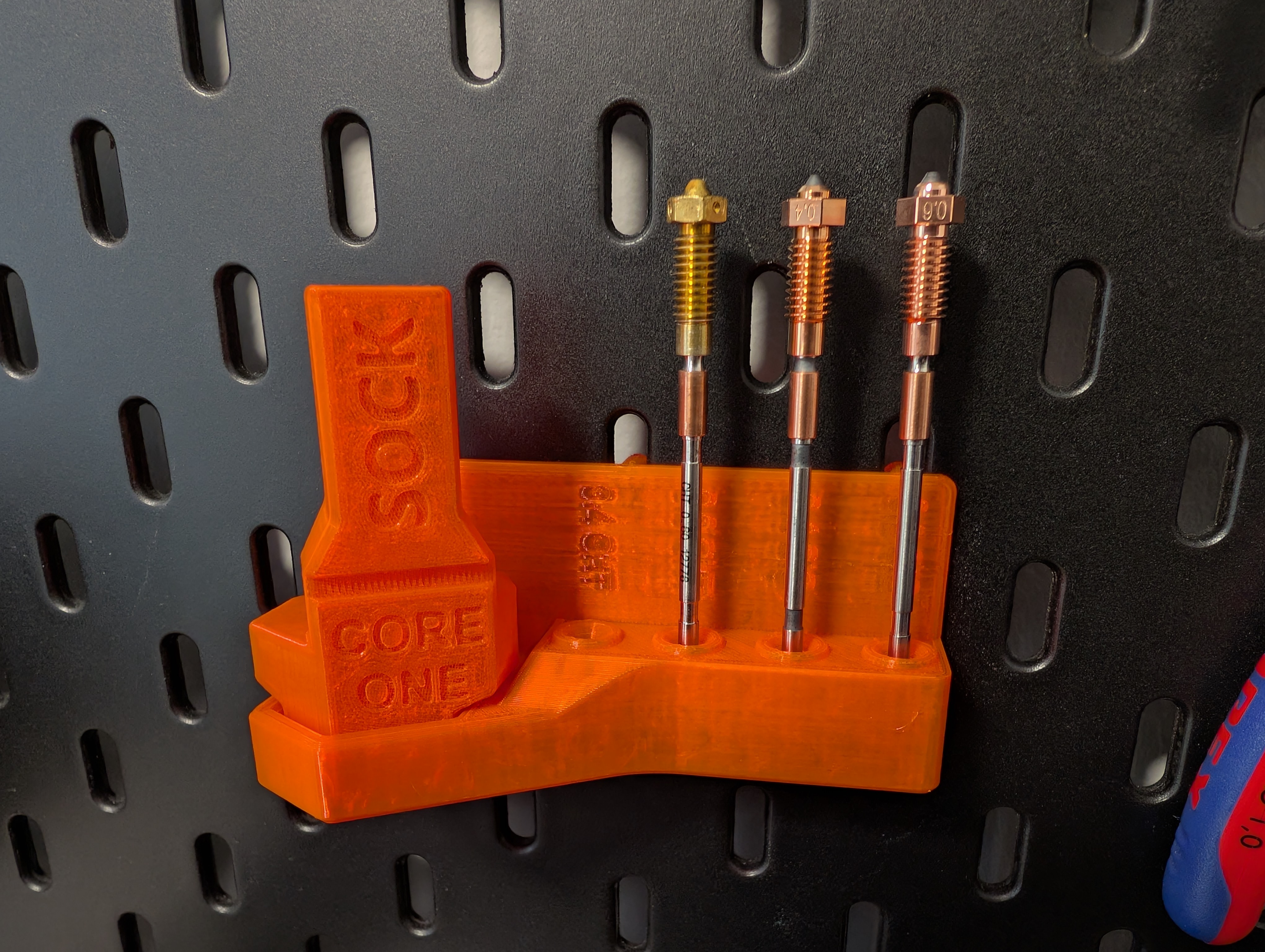 CORE One Nozzle and Replacement Tool Organizer for IKEA Skadis