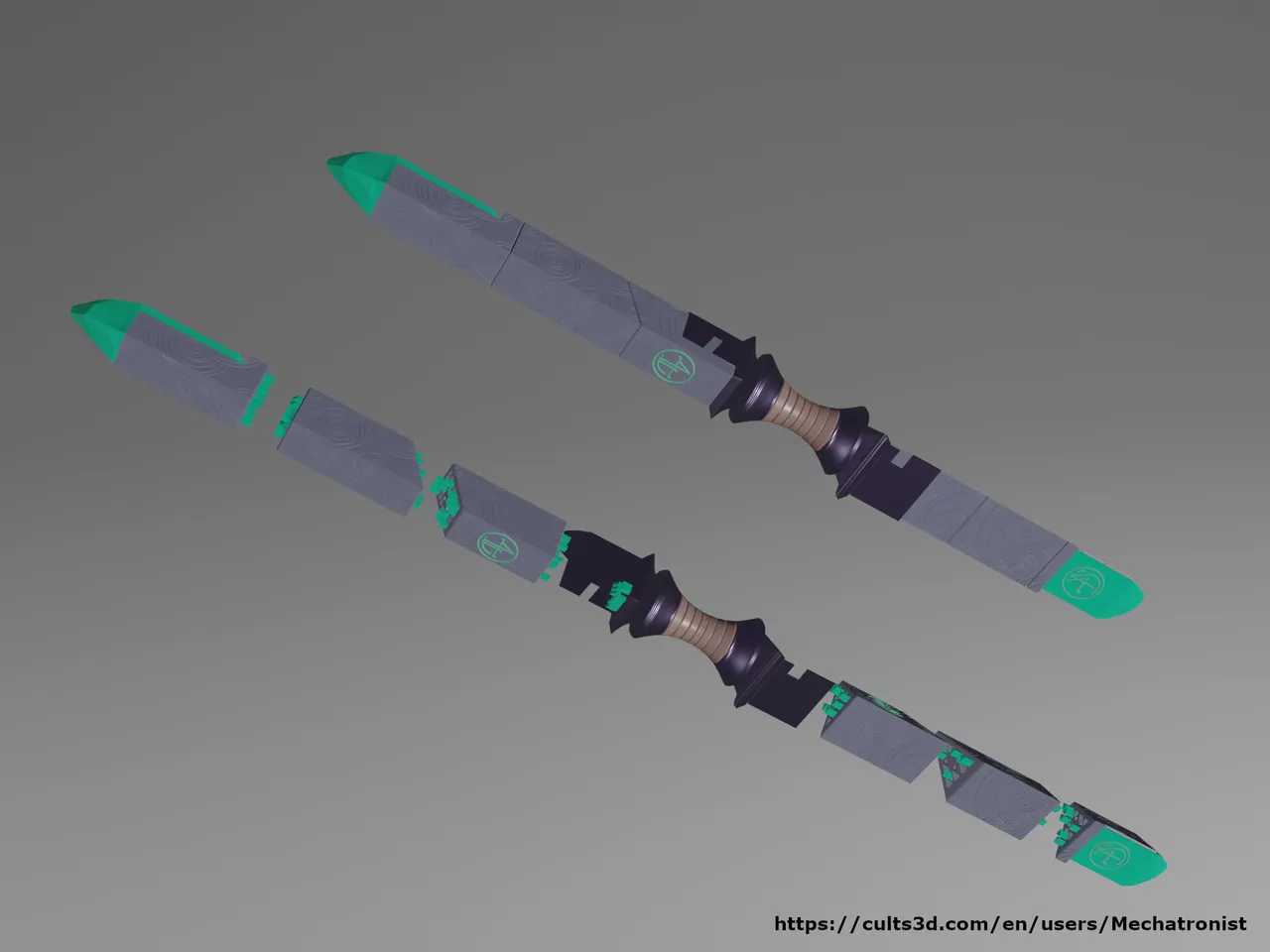 Rod of Seven Parts Cosplay Prop from Vecna: Eve of Ruin DnD Adventure – 3. kép