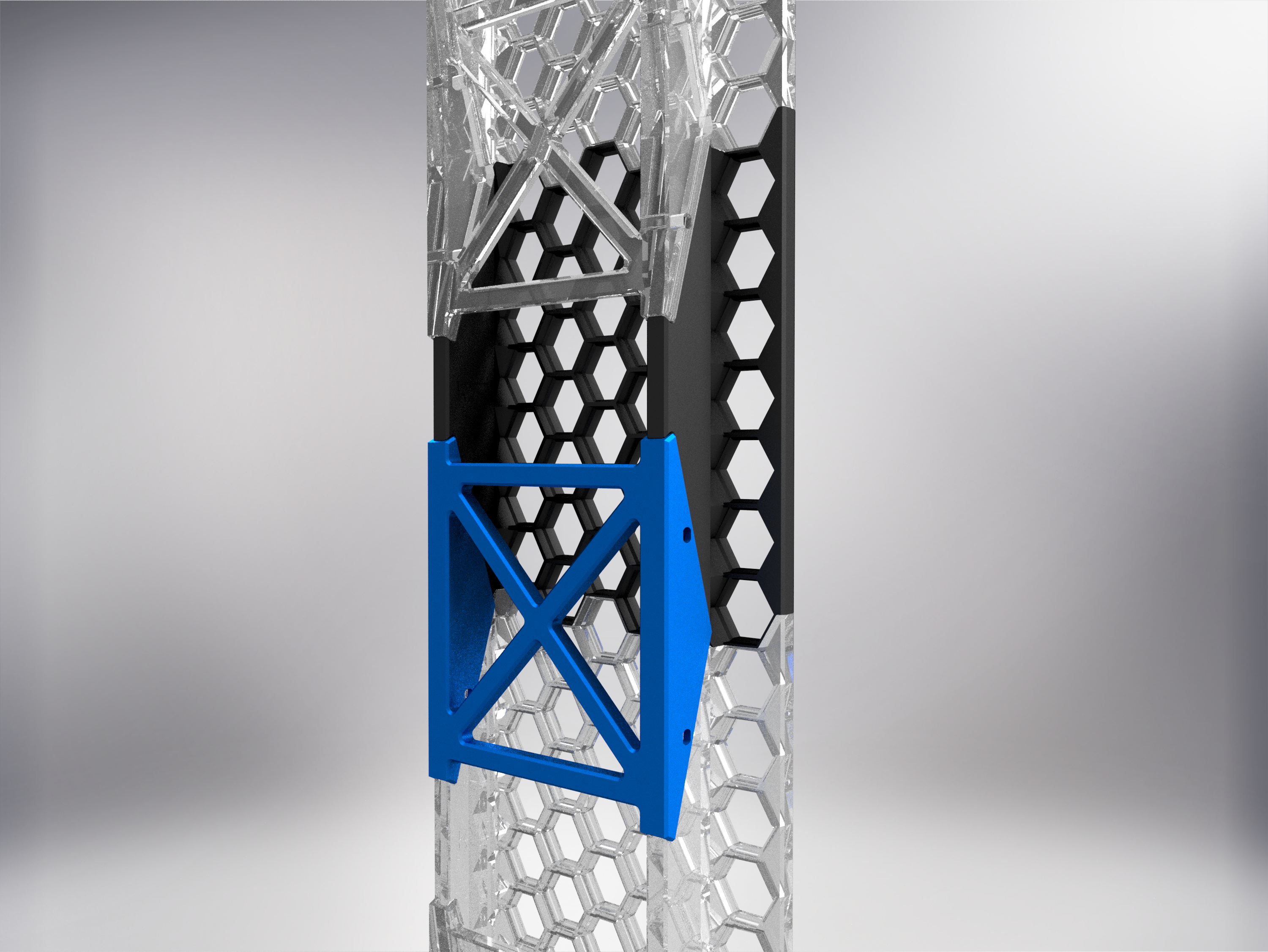 Height Extension for KYZ HSW x Gridfinity Organiser - Mini 3D model thumbnail