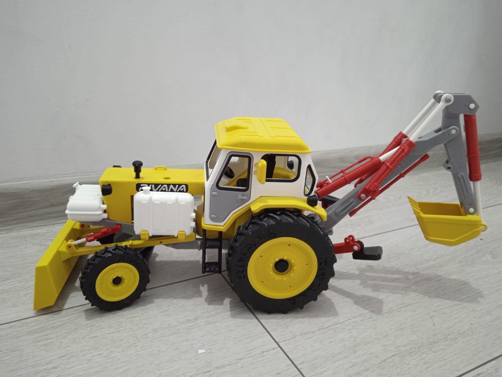 Backhoe Tractor by iustin | Download free STL model | Printables.com