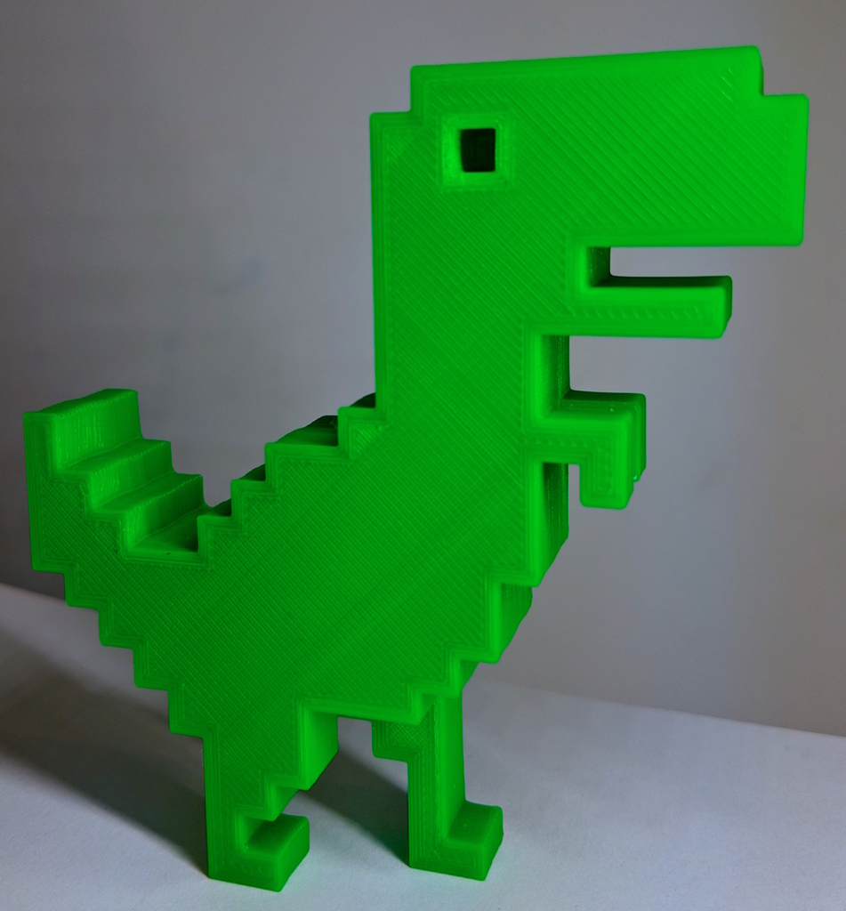 The google chrome no internet-dinosaur 3d model. Free download.