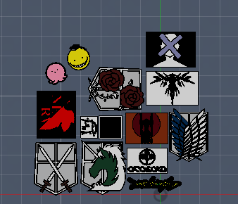 charms i made for construction (Hackclub) (reupload with Stl resized files)