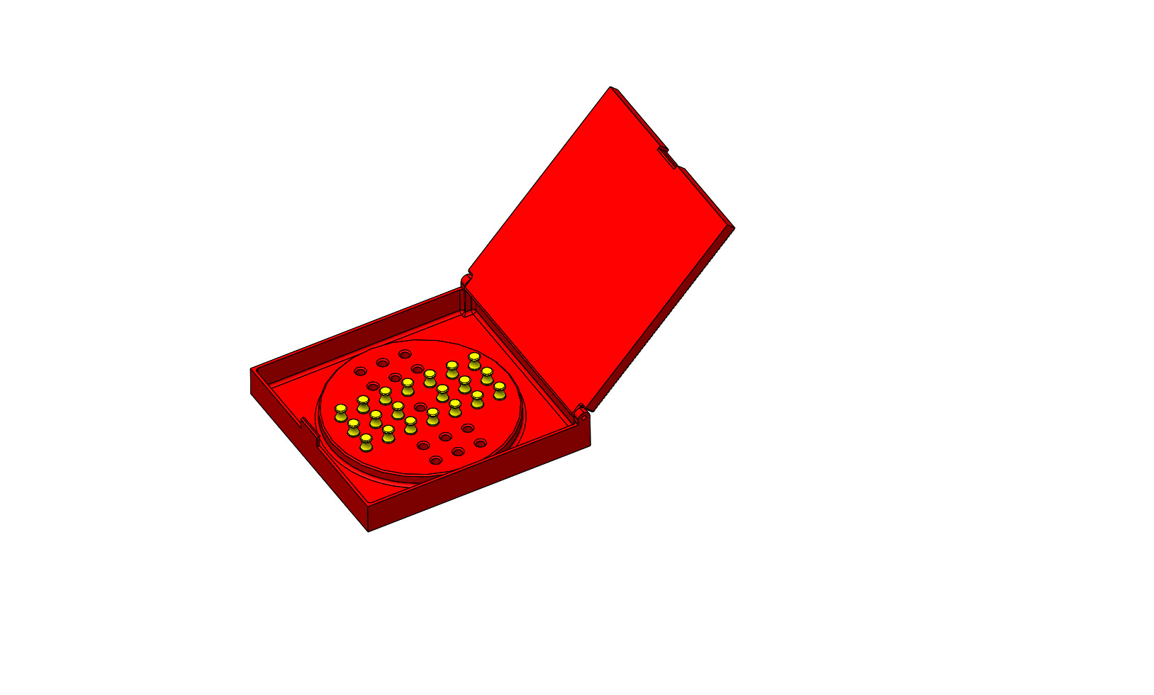 Miniatura 2 do modelo 3D PEG SOLITAIRE