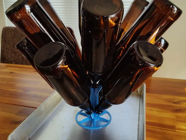 glass bottle drying stand (v2)