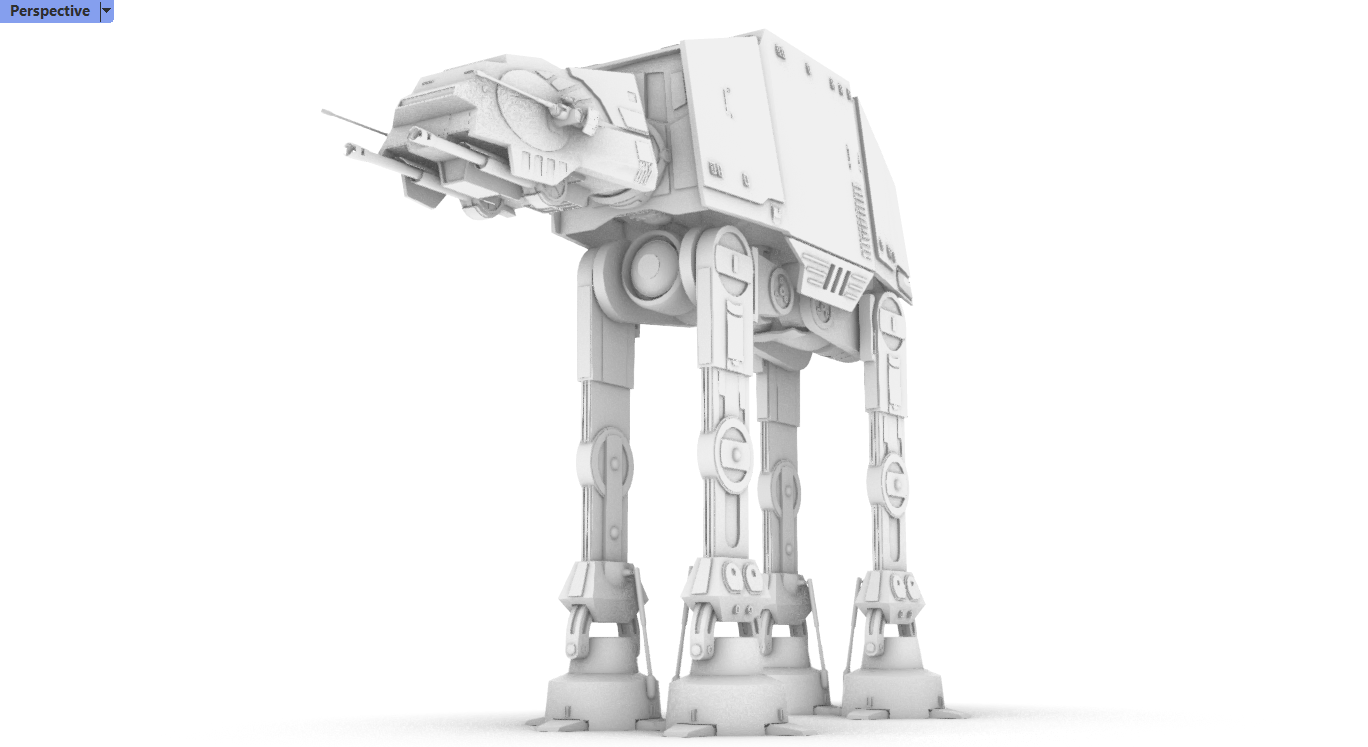 AT-NT Star Wars 3d model imperial walker