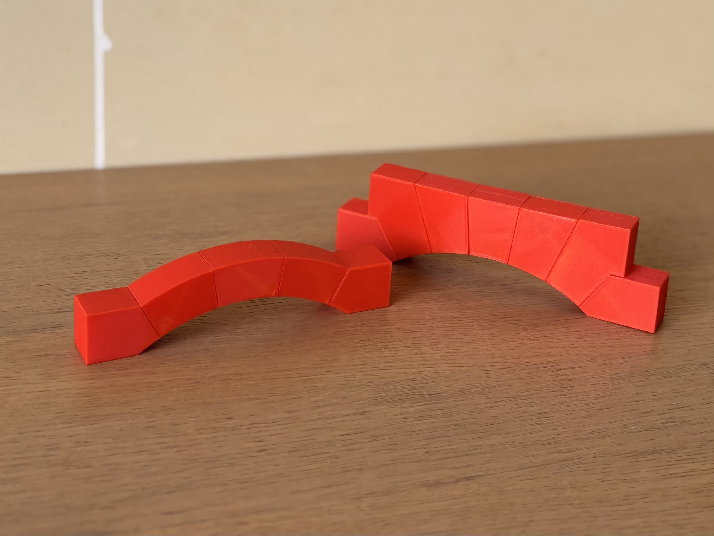 One-Centred Arch Models – Radial-Based and Course-Based 3D model