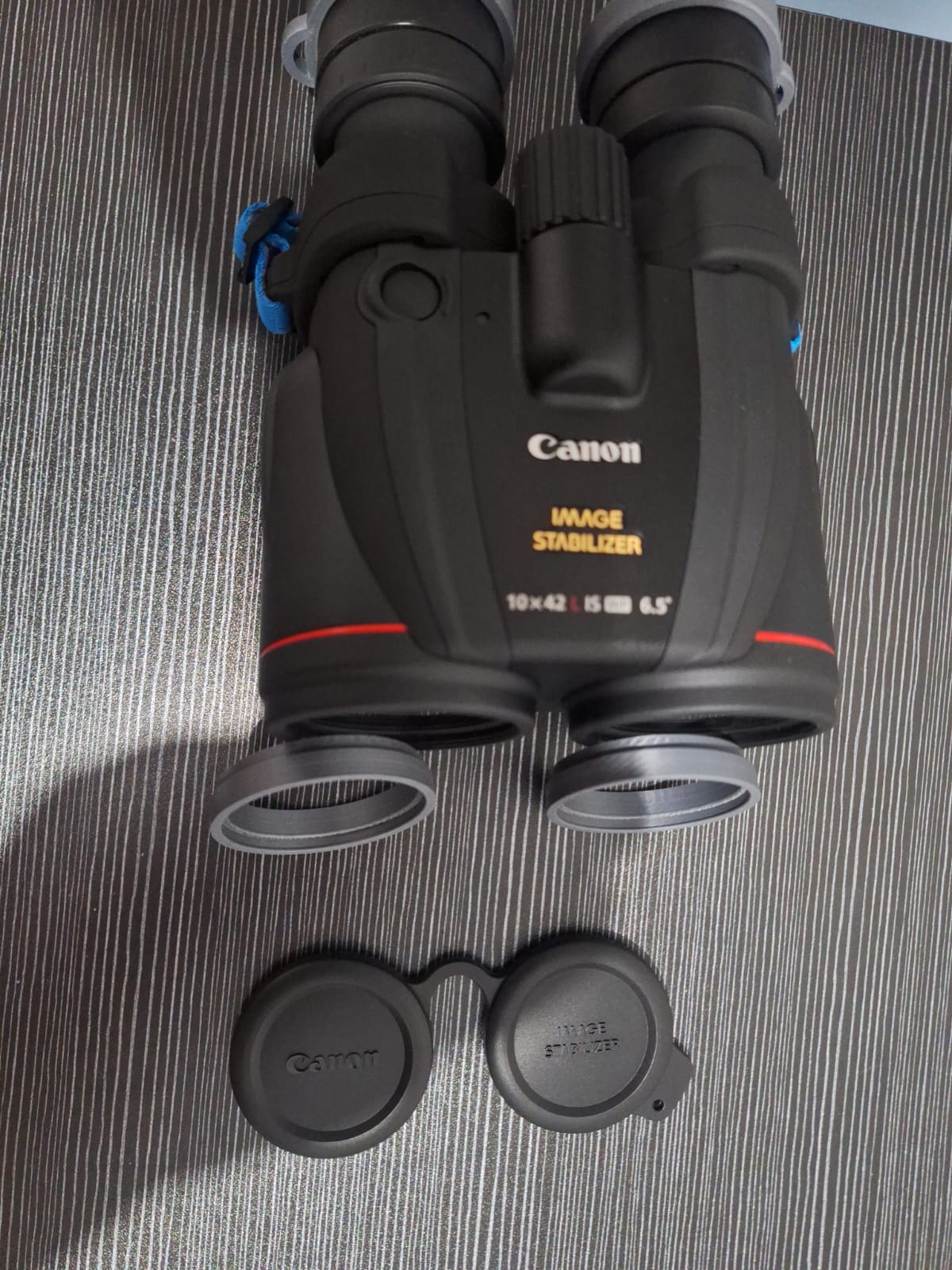 Canon l is 10x42 eyecup and adapter lens cups