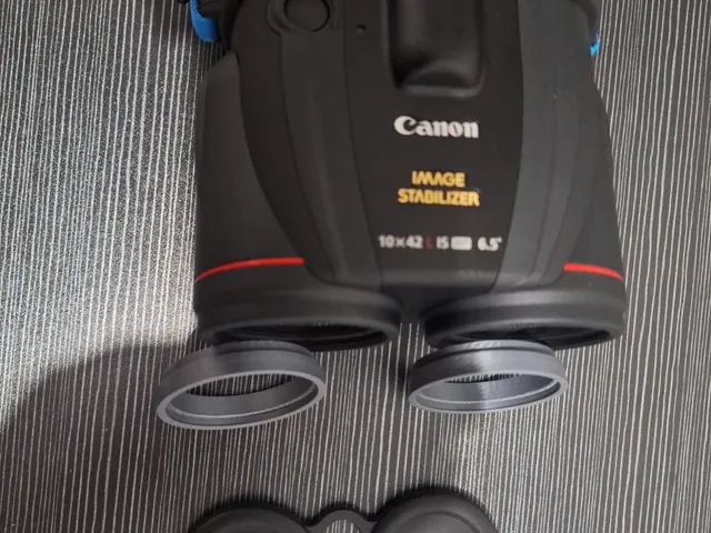 Canon l is 10x42 eyecup and adapter lens cups