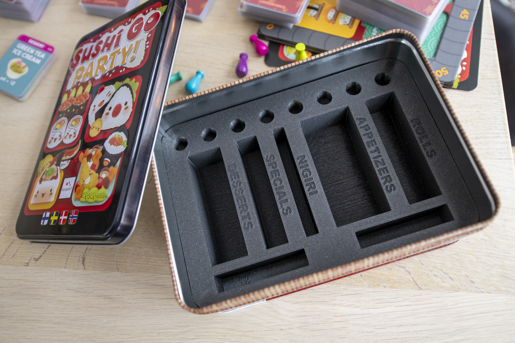 Miniatura 2 do modelo 3D Sushi Go Party! insert