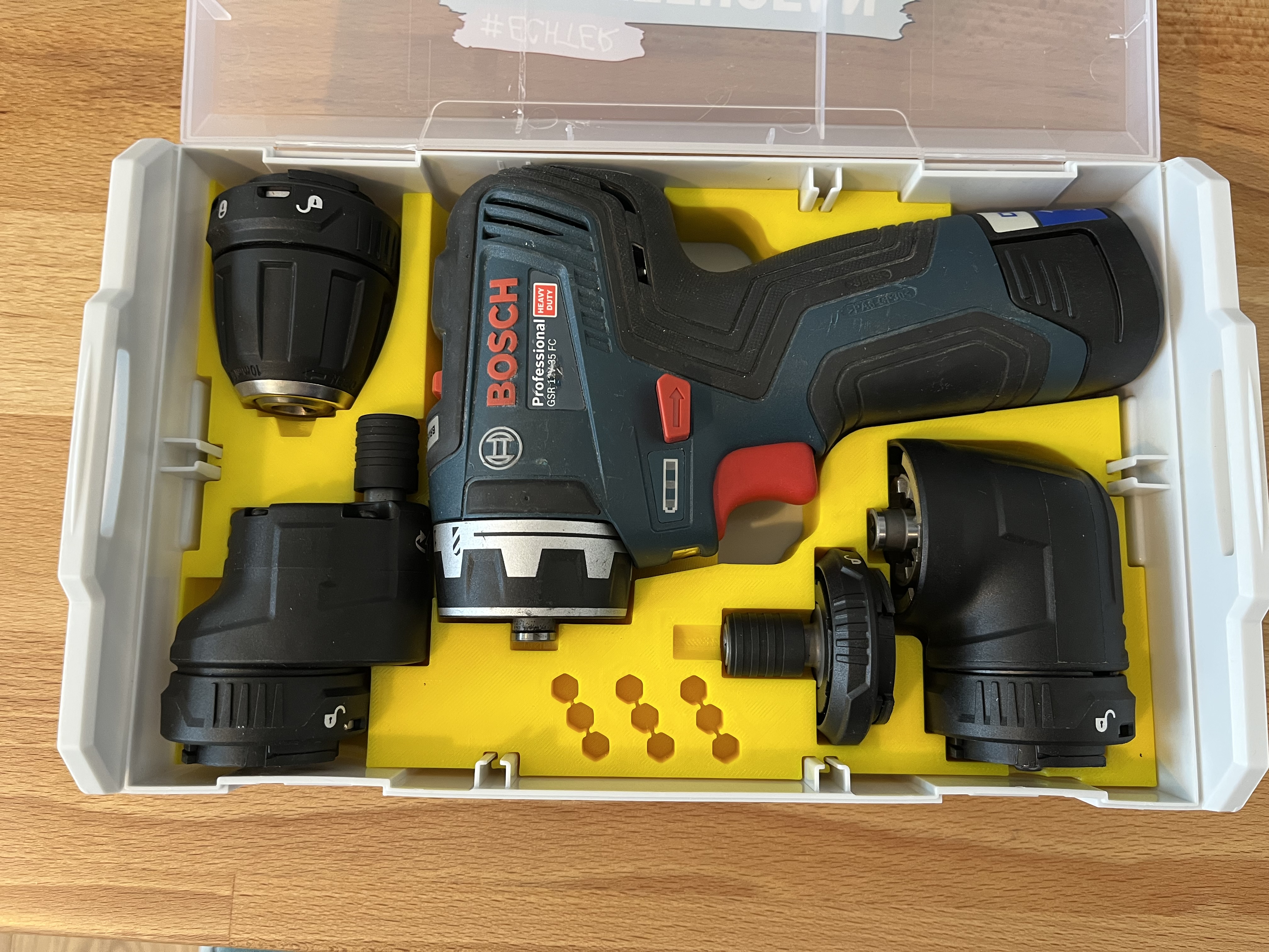 Bosch GSR 12V-35 FC L-Boxx Mini inlay with closing lid