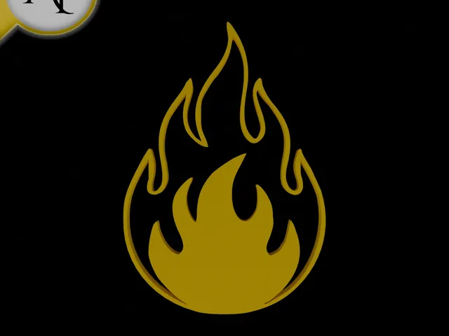 Simple Flame Symbol - 2D Art