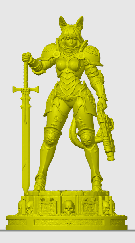 Warhammer cat-girl 36
