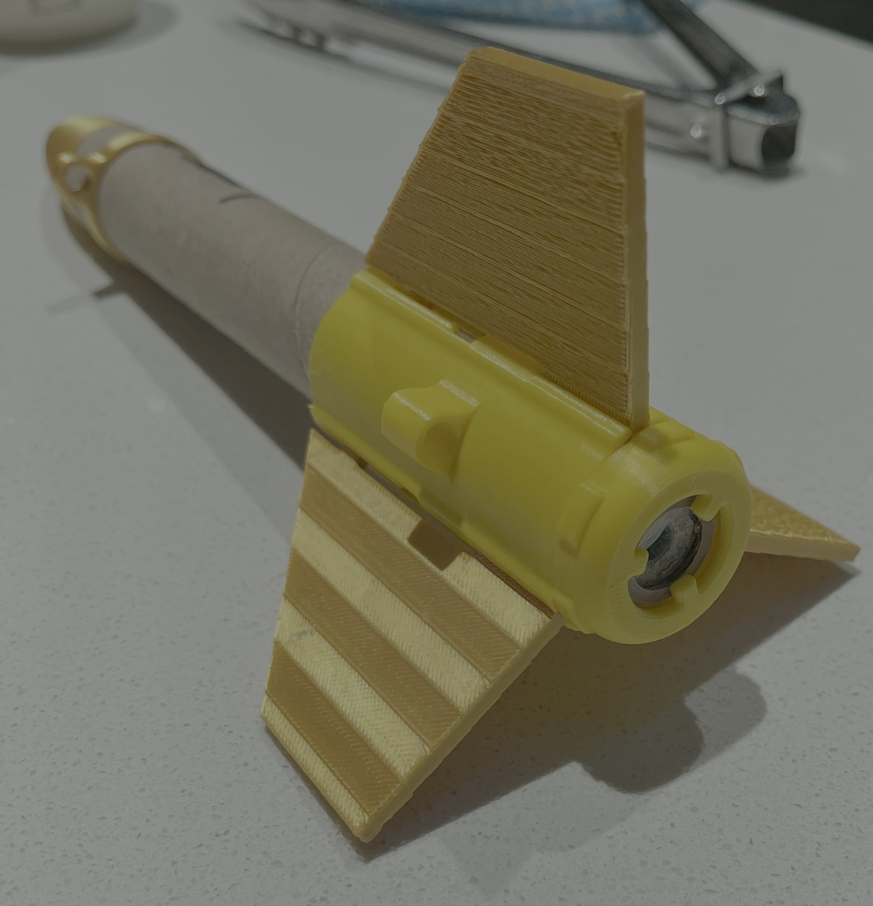 "Glueless" Model Rocket Fincan