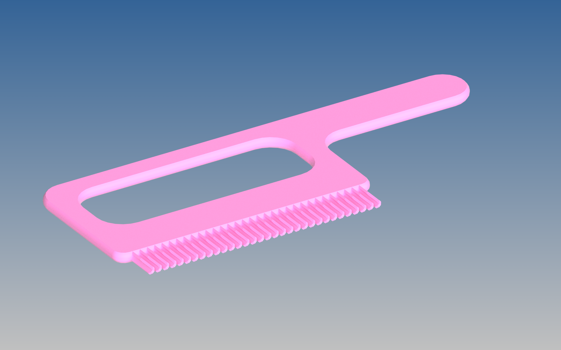 Zig-zag nit comb