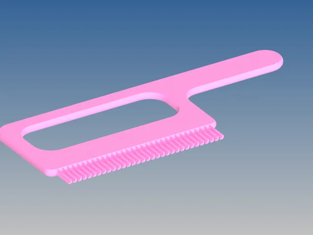 Zig-zag nit comb