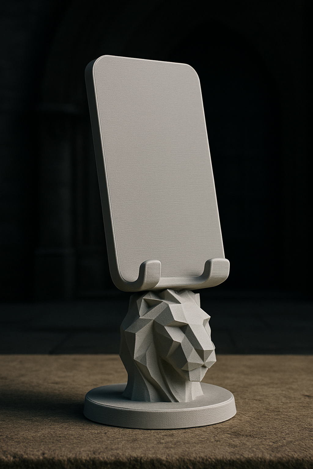 Lion (Lowpoly) - Phone Stand