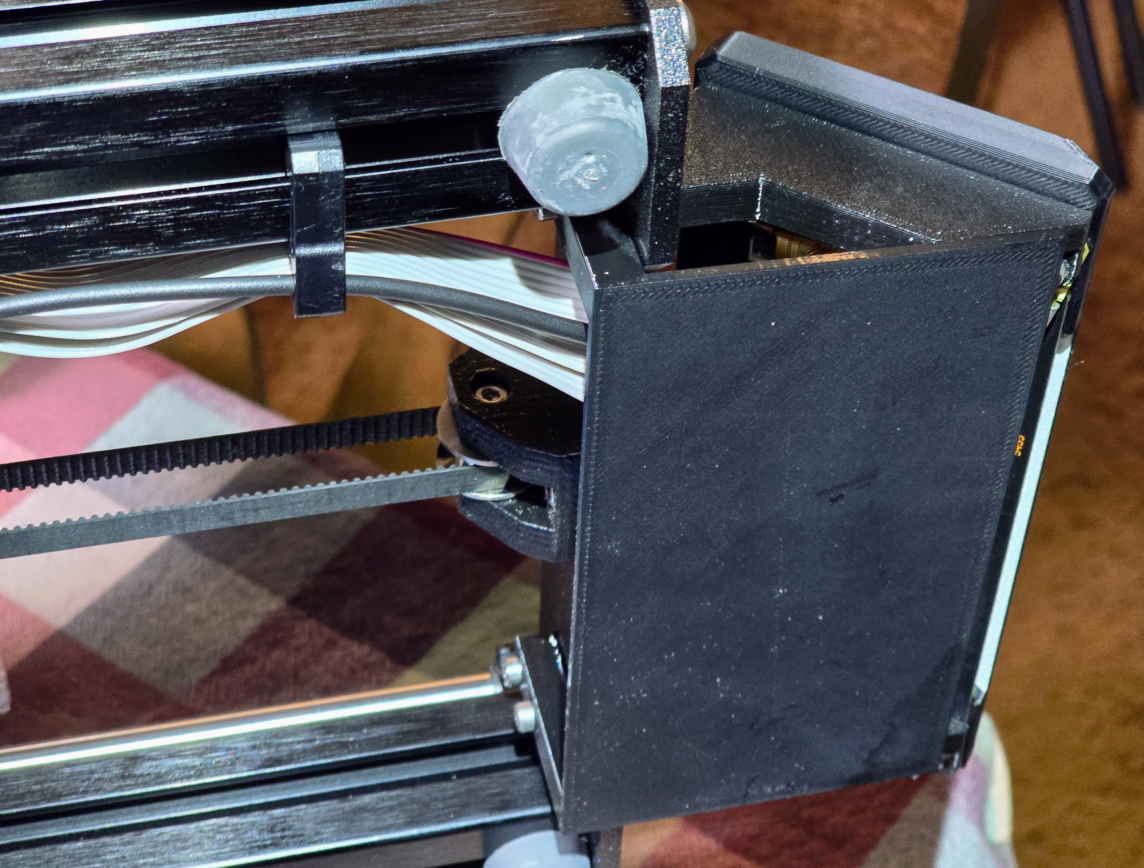 LCD Wiring Cover for Prusa MK3/MK4