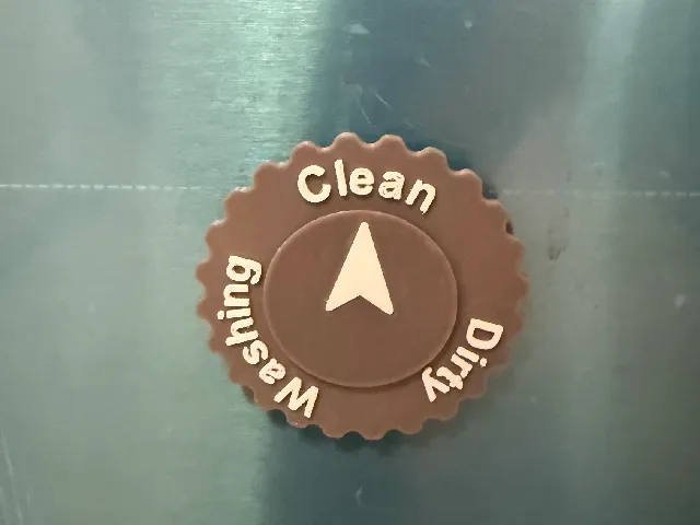 Dishwasher status - Clean, Washing, Dirty
