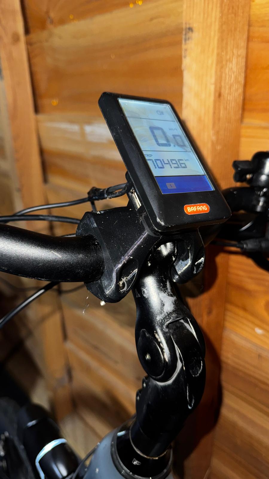 Bafang DP-C10 mount for 22mm and 31.8mm steering bar [added 22mm version]