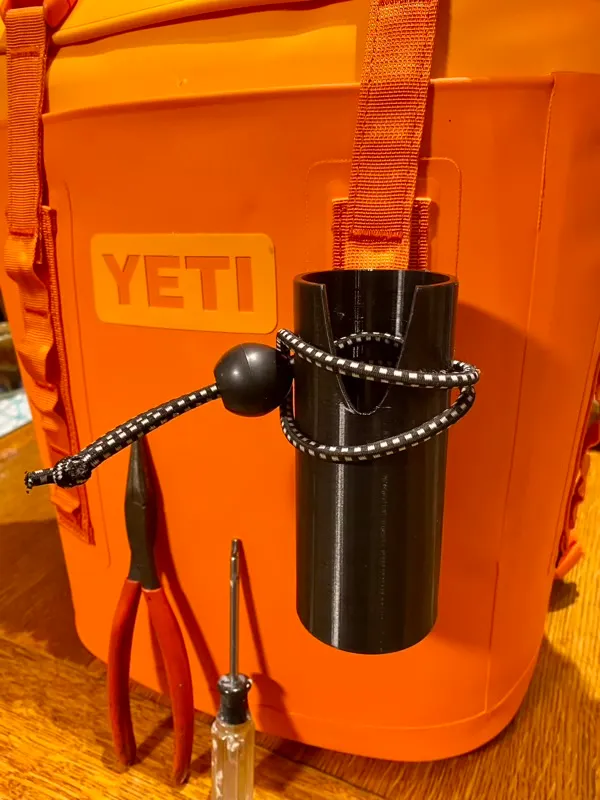 Fishing Rod Holder for Yeti Hitchpoint, Molle, and gear with 1 straps by  Tarz | Download free STL model | Printables.com