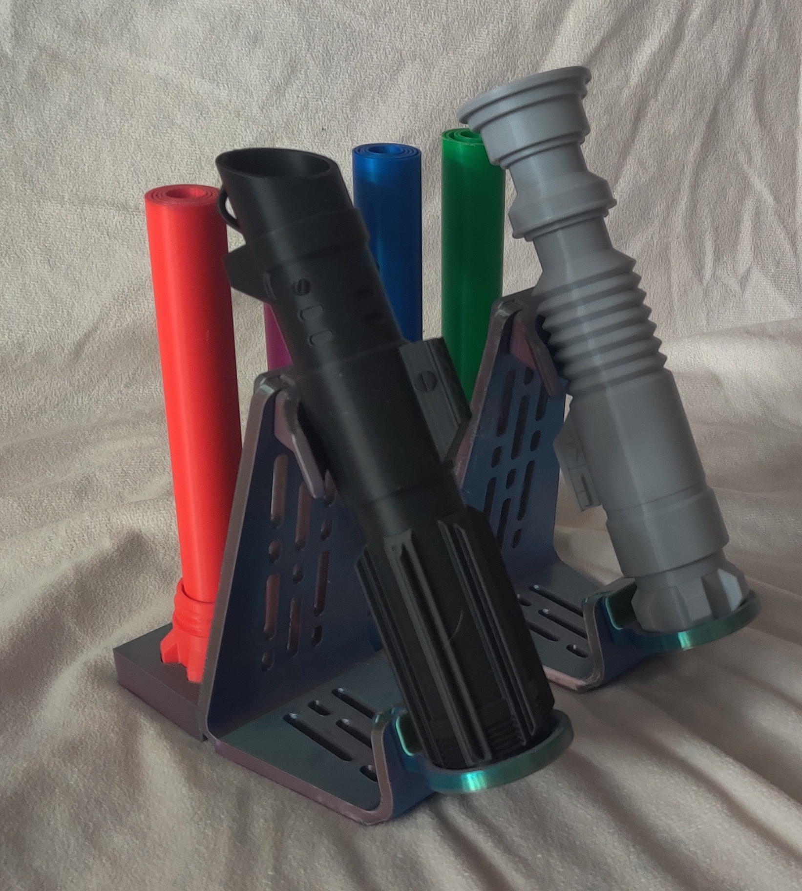 lightsaber and blade holder