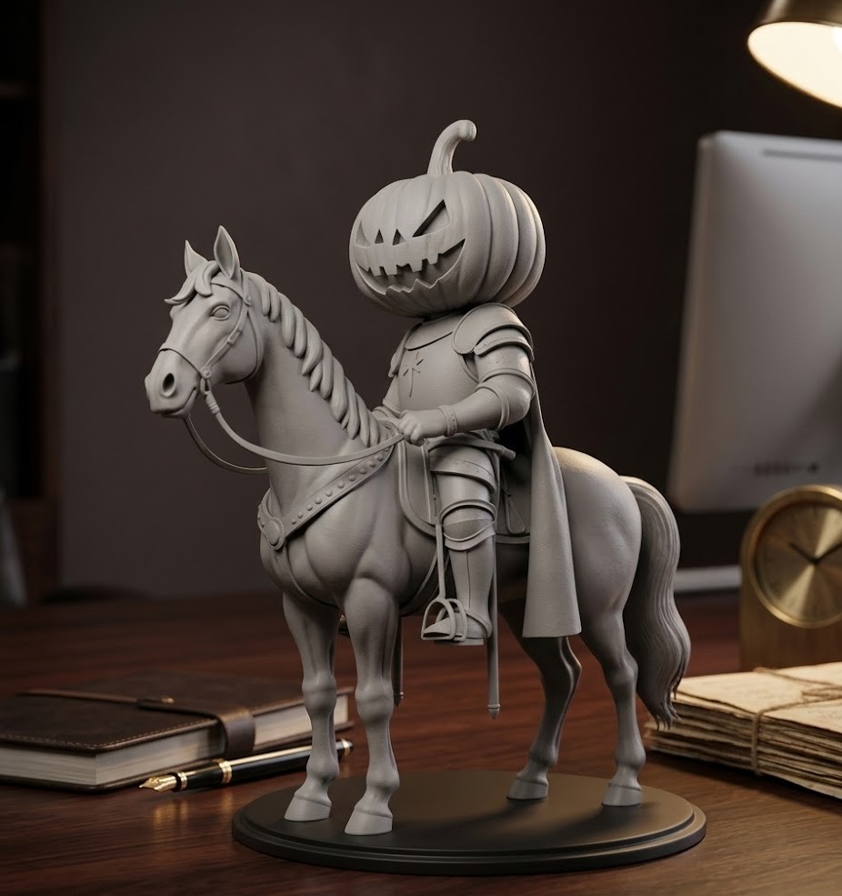 pumpkin-headed horseman