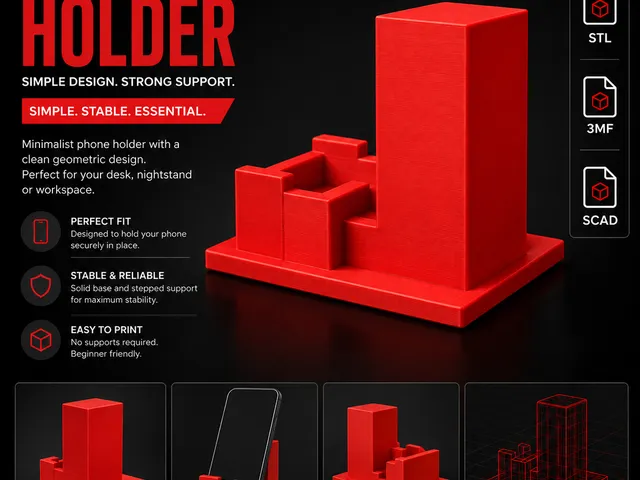 Modern Minimalist Phone Stand