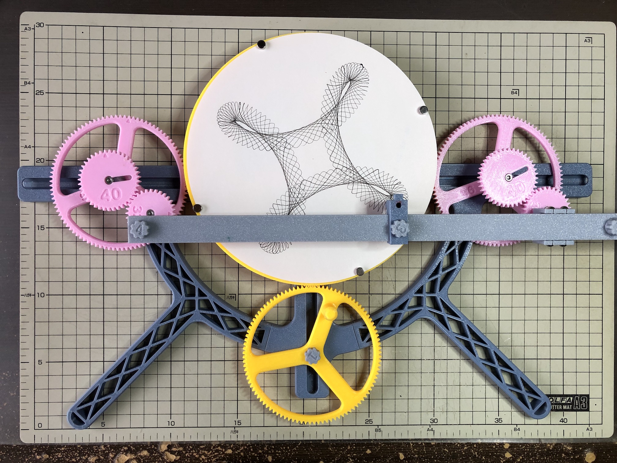 Second order roulette drawing machine